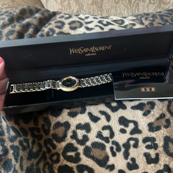 Yves Saint Laurent collection ladies two toned watch - Picture 7 of 8